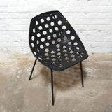 Set of 4 chairs model "Coquillage" by Pierre Guariche for Meurop