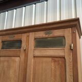 Old french bank locker room in oak