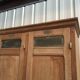 Old french bank locker room in oak
