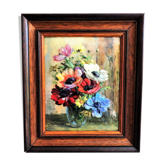Painting frame on cadem plate