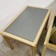 Tables gigognes laiton doré vintage 1970
