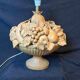 Clay fruit bowl lamp