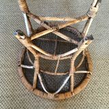 Fauteuil rotin enfant