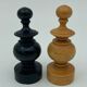 Wooden chess set turns 1920 32 pieces box
