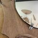 Vintage mirror/coat rack, 2 hooks