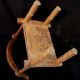 Ancienne et authentique chaise baoulé baule akan - côte d'ivoire