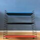 Blue, black and red Tomado vintage modular wall system - shelves - unit