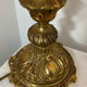 Pied de lampe en bronze