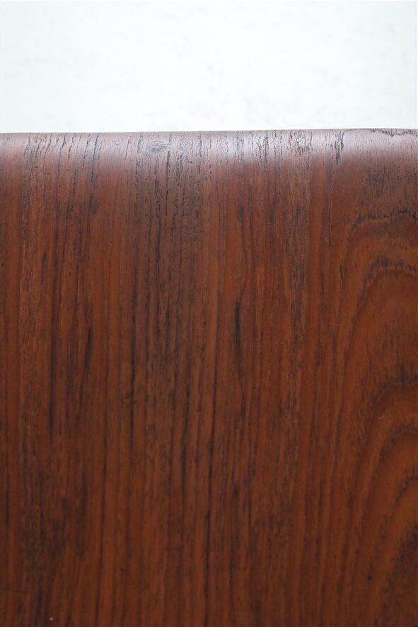 High-quality restored mid-century teak / tubular steel chair / Danish industrial design / 1960s / 1970s