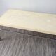 Vintage coffee table 70 in molded resin and chrome metal