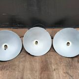 Enameled sheet metal cone pendants