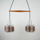 Pair of Danish vintage pendant lamps from 1960s