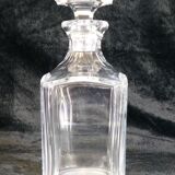 Carafe a whisky in crystal from Baccarat modele harcourt signed