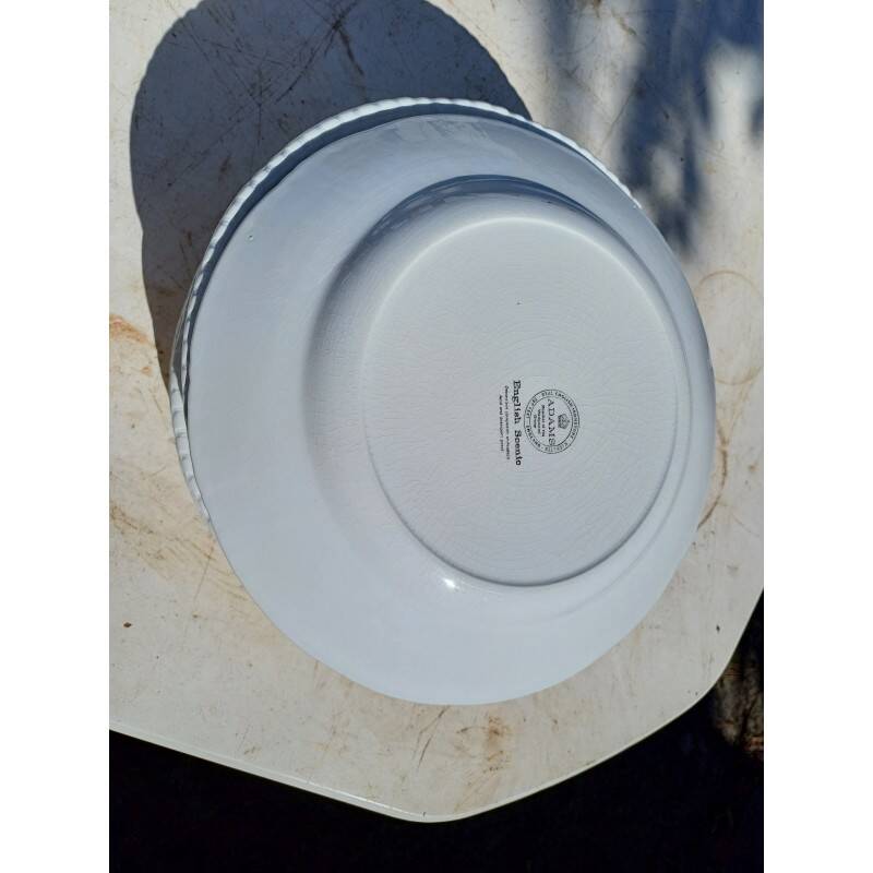 12 earthenware plates from the brand: Adams