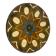 Empty pocket, decorative ceramic plate Puigdemont