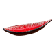 1960s large fruit bowl/centrepiece "Pirogue" Vallauris style