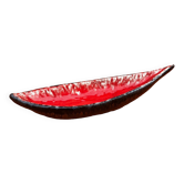 1960s large fruit bowl/centrepiece "Pirogue" Vallauris style