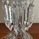 Desk lamp. Crystal, glass, hand engraving.