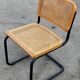 Ensemble de 4 chaises Cesca B32 conçues par Marcel Breuer, cadre noir.