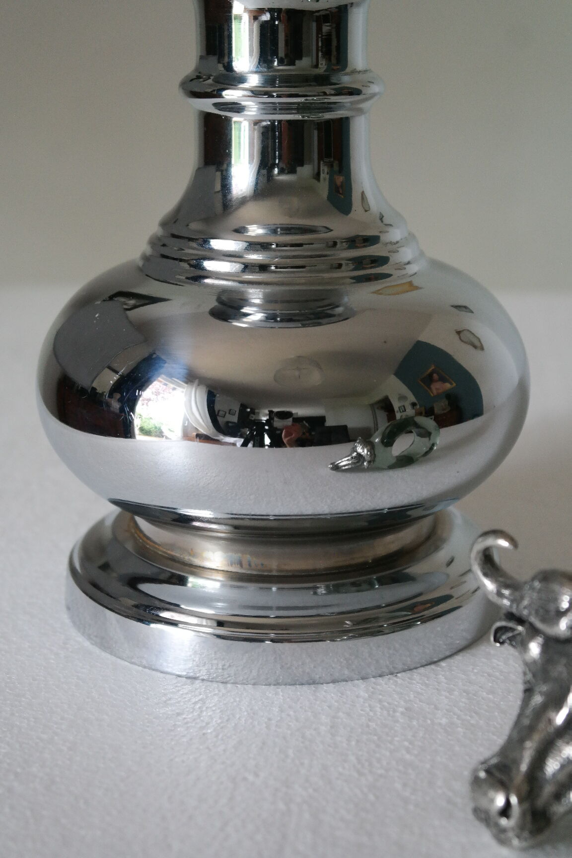 Chrome lamp foot 60/70