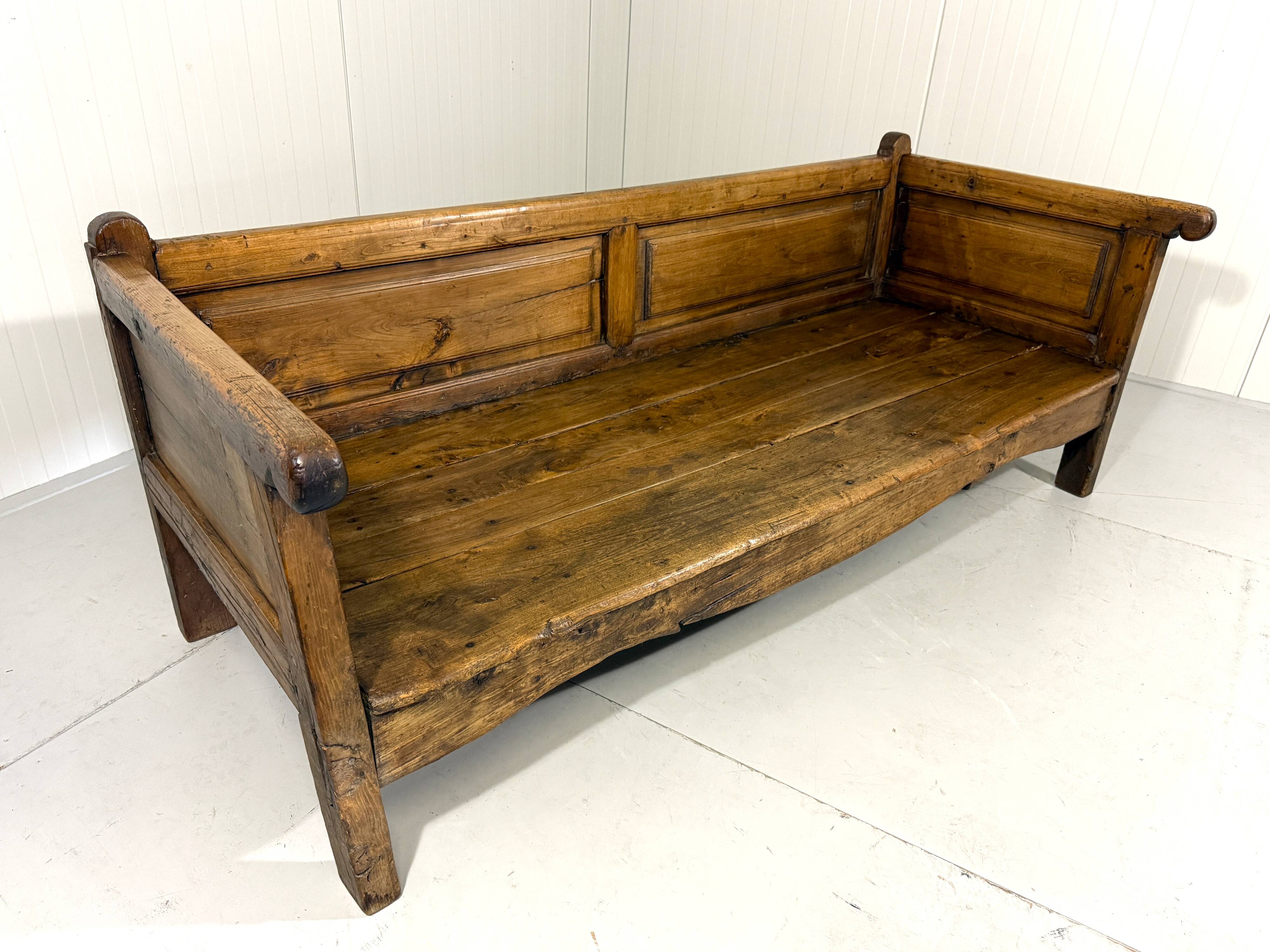 Rustic Spanish sofa bed from the 1880s.