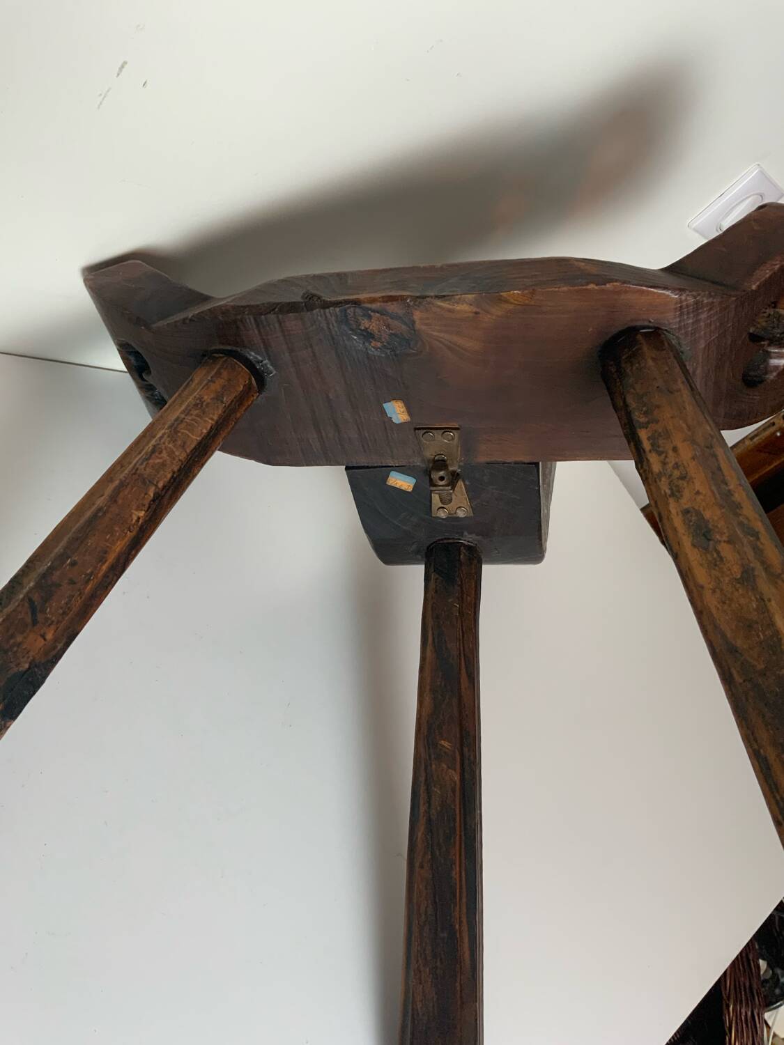 Brutalist pair of chairs