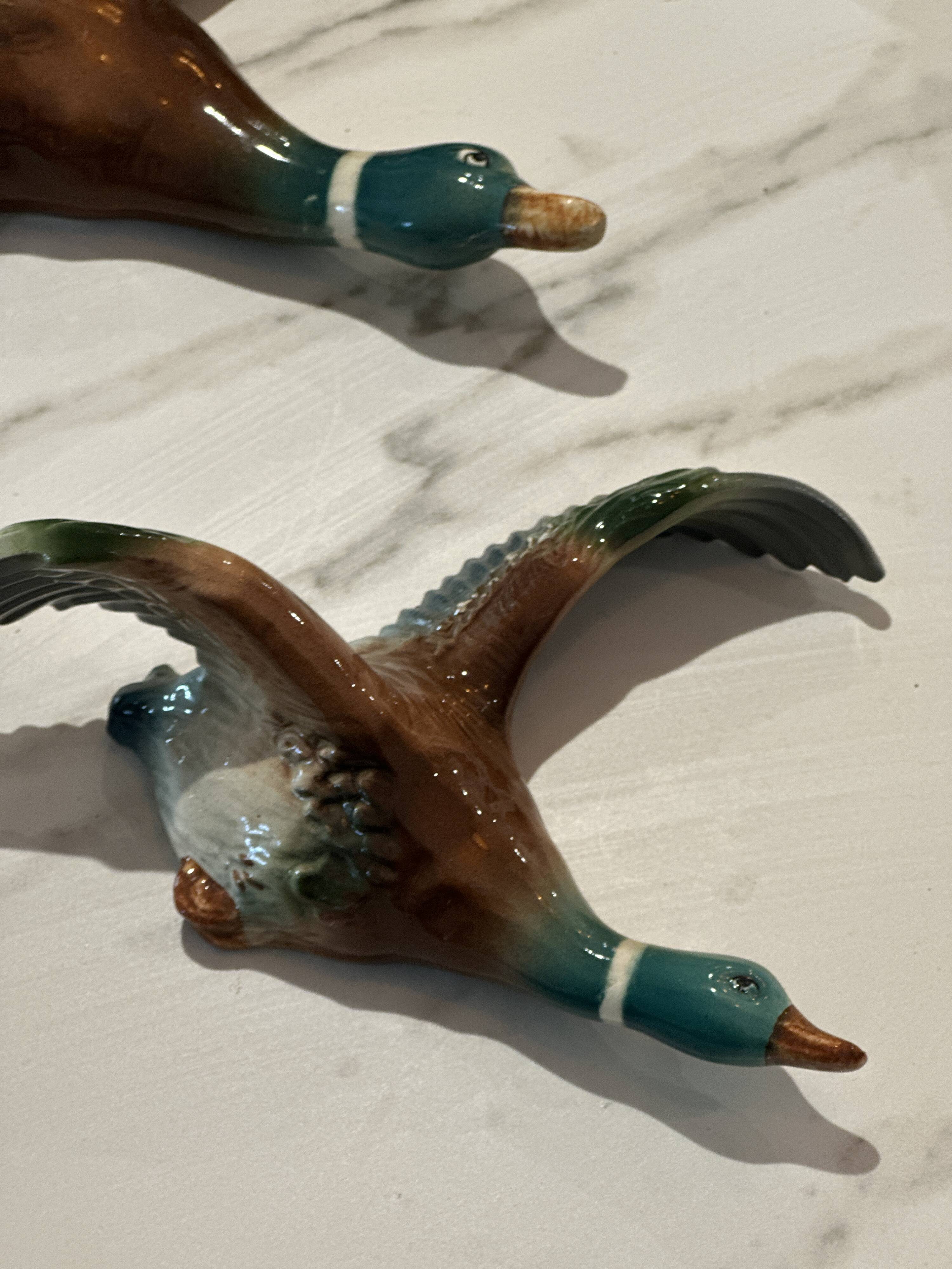 Mid century graduating flying ducks