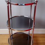 Art deco rolling drink/side table