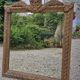 Miroir en bois brut Époque XIX Ème S