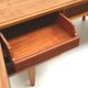 Vintage desk/executive desk with doors and drawers from the 1960s