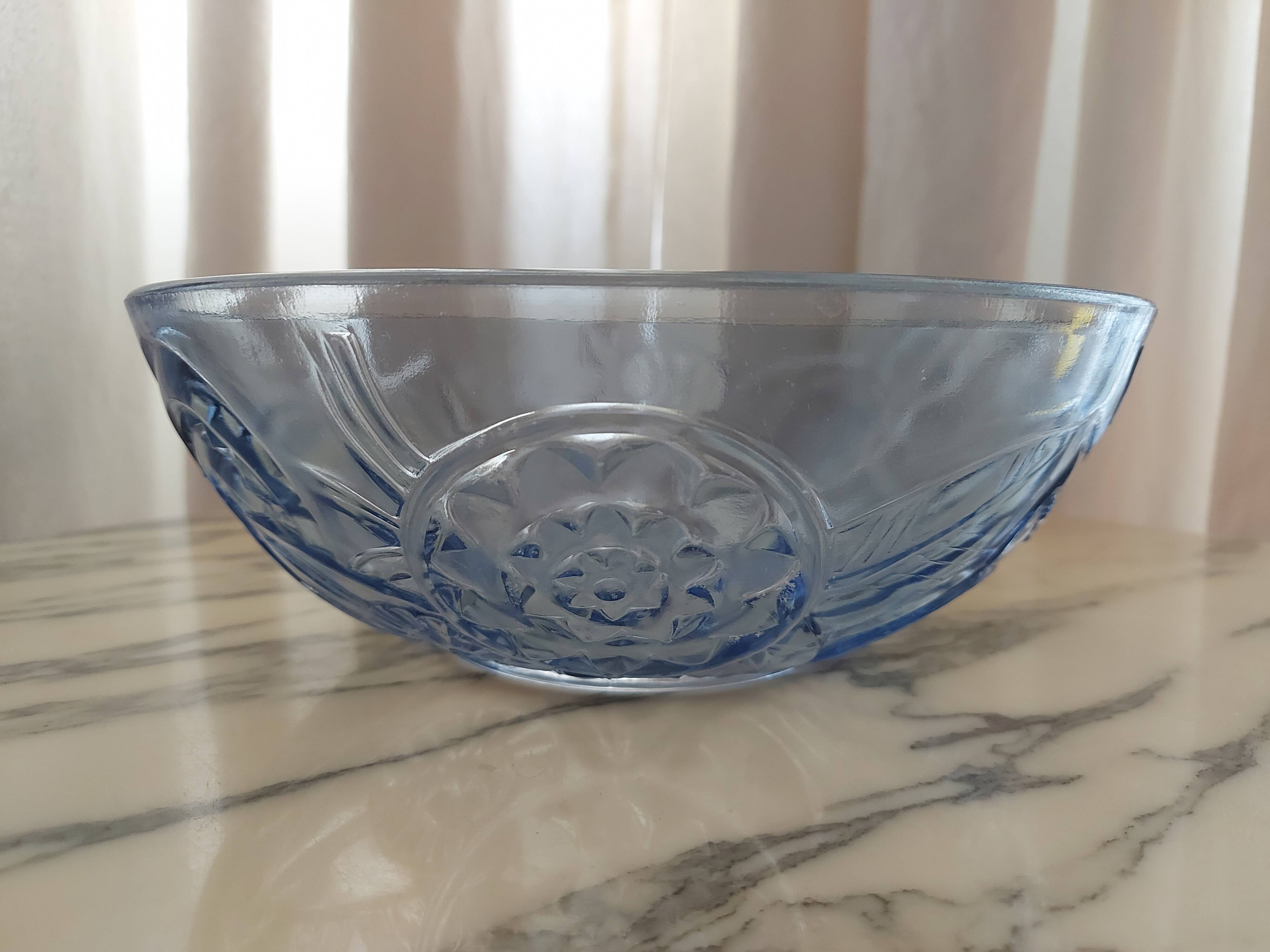 Plat en verre art déco
