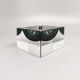 1960s stunning grey ashtray or catchall by flavio poli for seguso. made in italy