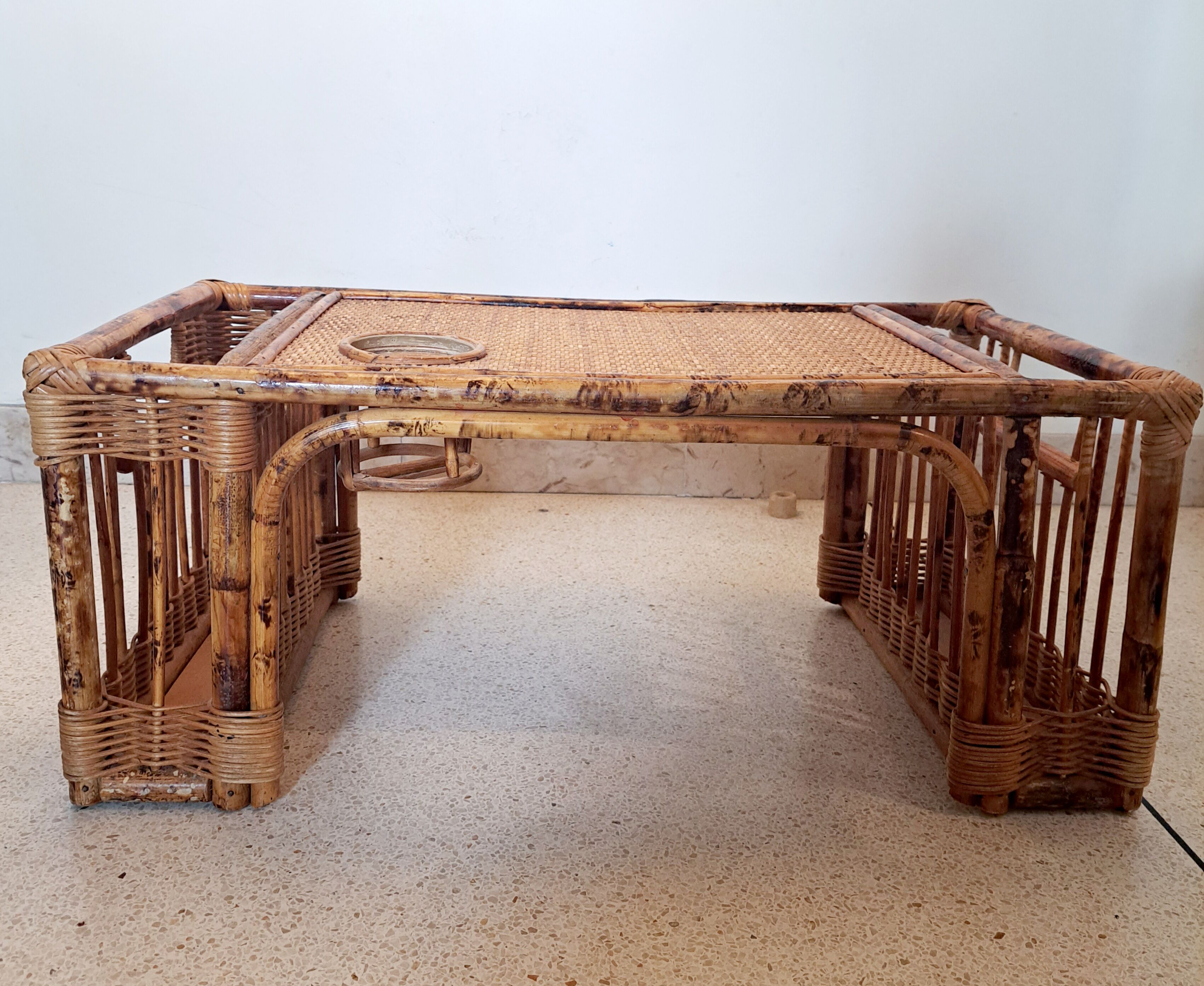 Rattan breakfast tray