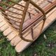 Rattan basket bed