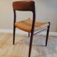 Ensemble de 4 chaises scandinaves modèle 75 de Niels Otto Moller