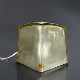 Lampe cube en verre vintage iviken par ikea
