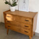 Commode vintage en chêne des années 60