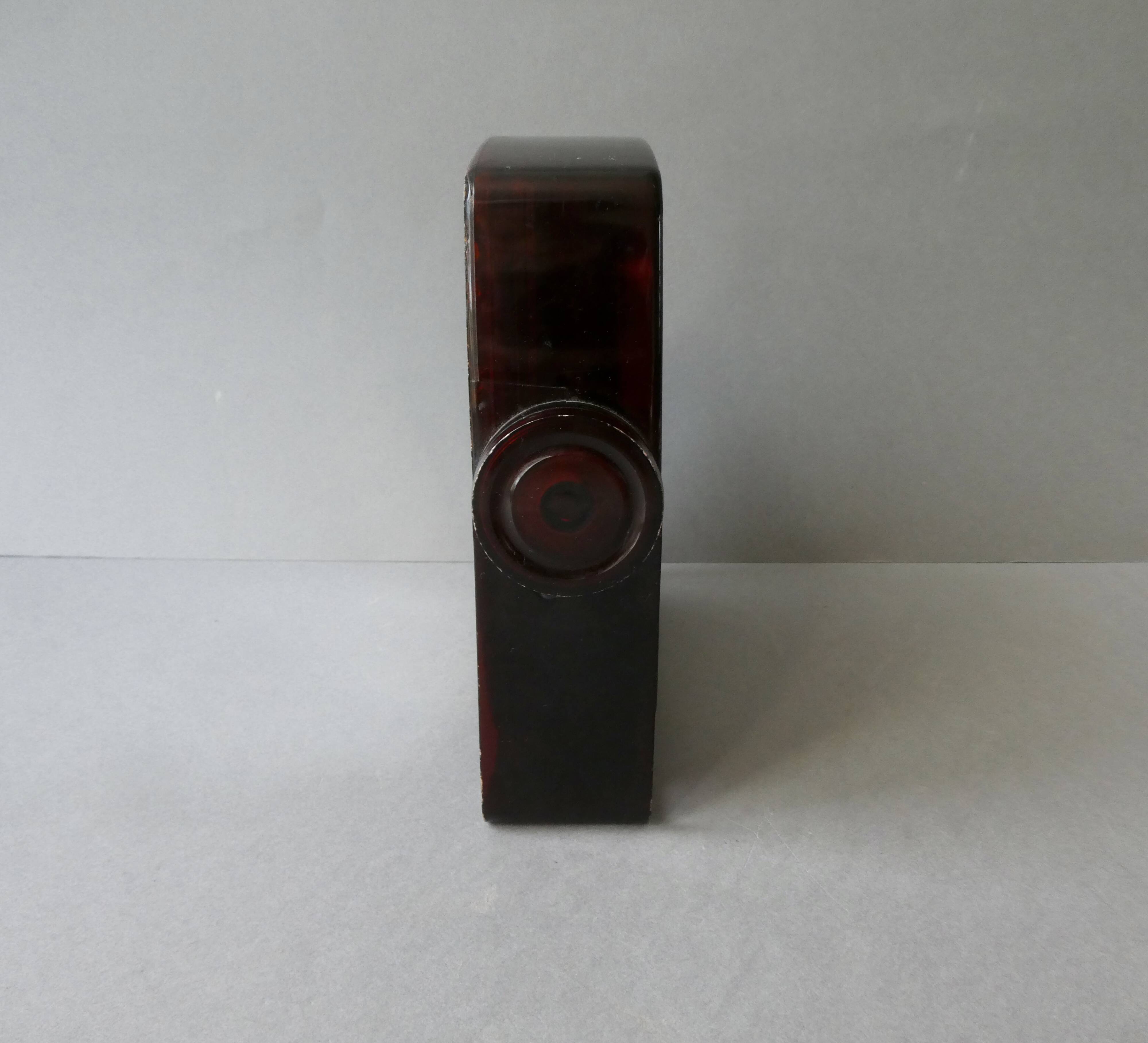 Lucite magnifying mirror from the 70s