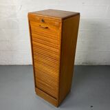 Vintage curtain file cabinet