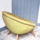 Fauteuil œuf egg années 50  vert