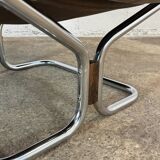 Fauteuil "Wing" en cuir, Harald RELLING, 1980s