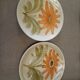 6 flat plates Saint Amand model Isis vintage 1960s 1970s