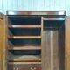 Armoire dressing Victorienne 19ème en acajou.