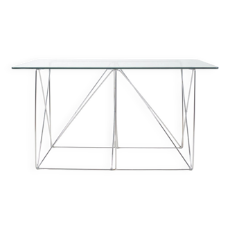 Table à manger minimaliste conçue par Max Sauze, années 1970