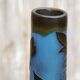 Vase with dragonflies, glass paste, in the style of Gallé