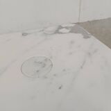 Angelo Mangiarotti carrara marble Coffee Table for Up&Up, Italy