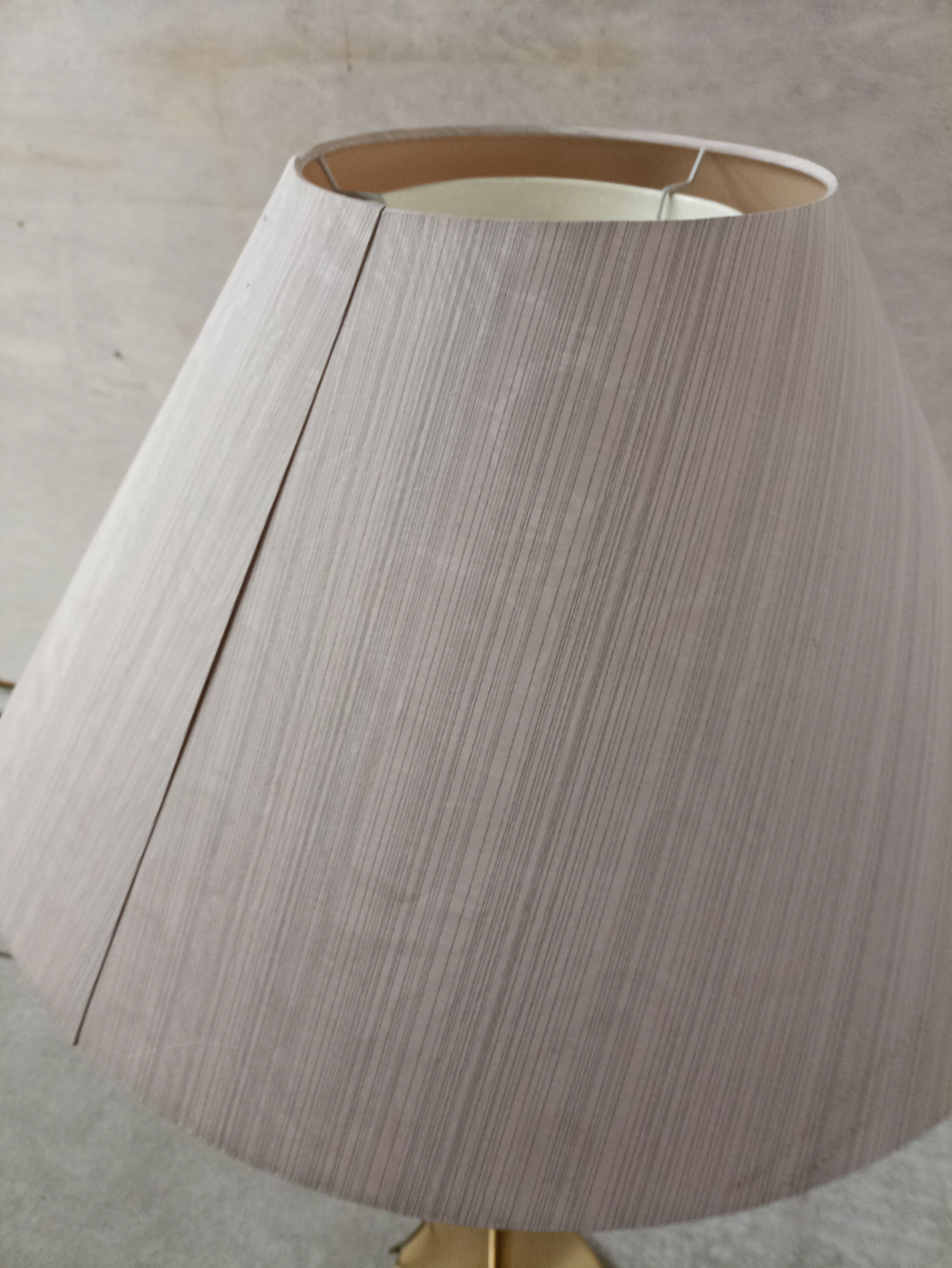 Solid brass floor lamp