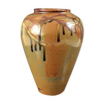 Sandstone vase Puisaye Jean Cacheleux