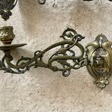 Pair of Art Nouveau wall candlesticks