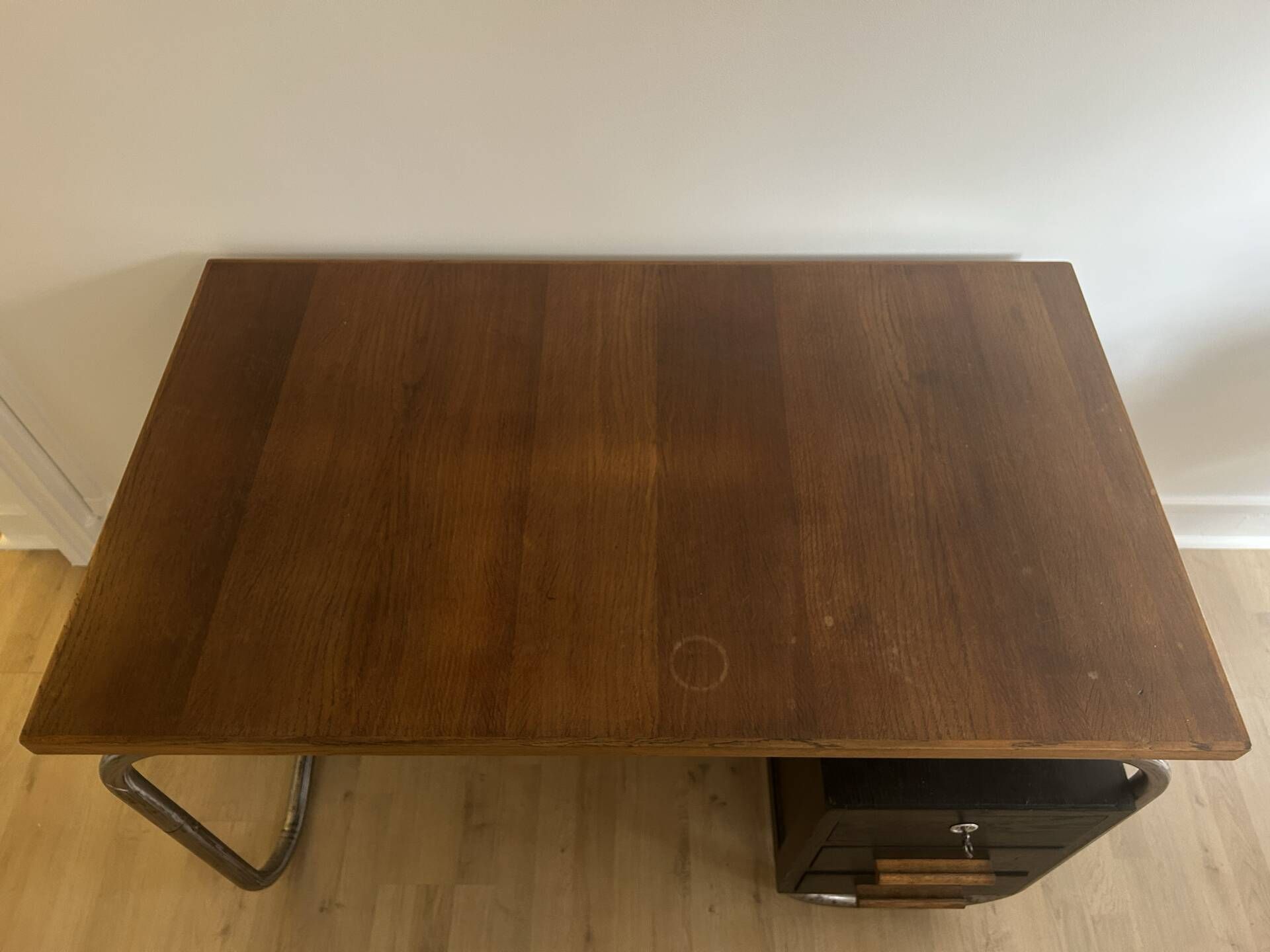 Vintage wood and metal desk